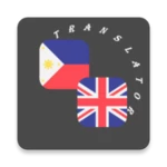 filipino - english translator android application logo